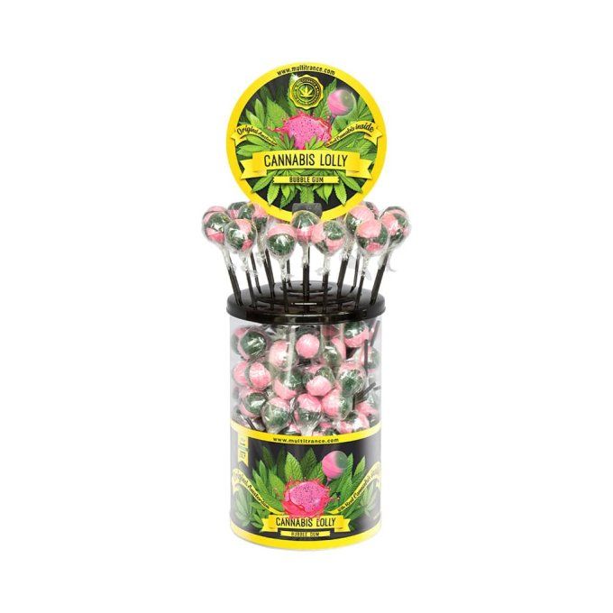 SUCETTE Cannabis Bubble Gum Lollies