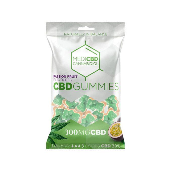 Ours gélifiés au CBD aromatisés aux fruit de la passion