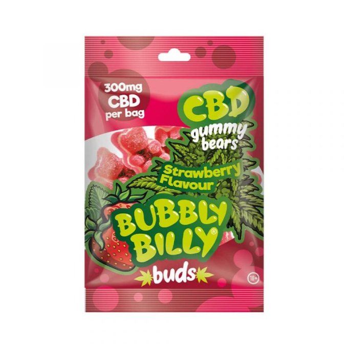 Ours gélifiés au CBD aromatisés à la fraise (300mg)