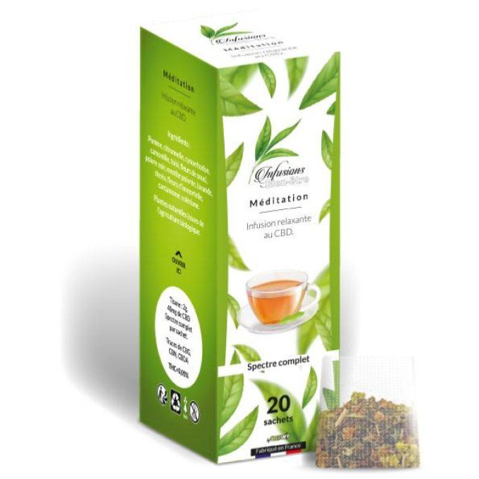 Infusion CBD Méditation Spectre Complet
