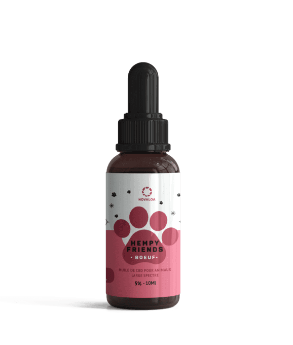 Huile CBD pour animaux 