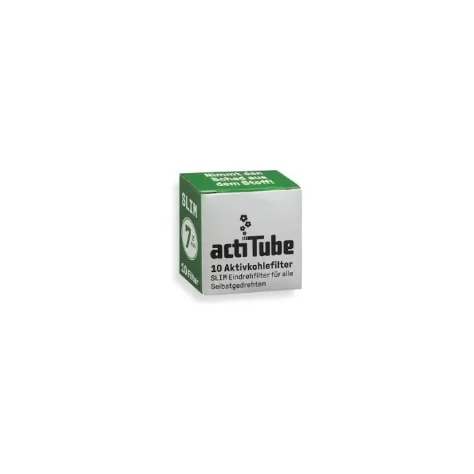 Filtre charbon actif - Slim 7 mm [x10] - ActiTube