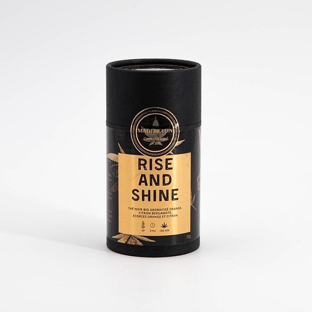 RISE AND SHINE Thé noir BIO 30% de CBD