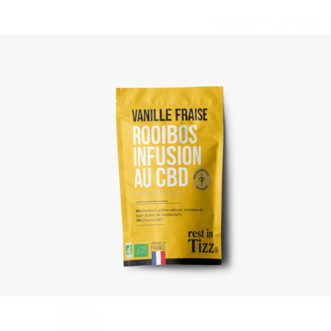 Rooibos vanille fraise CBD 10%