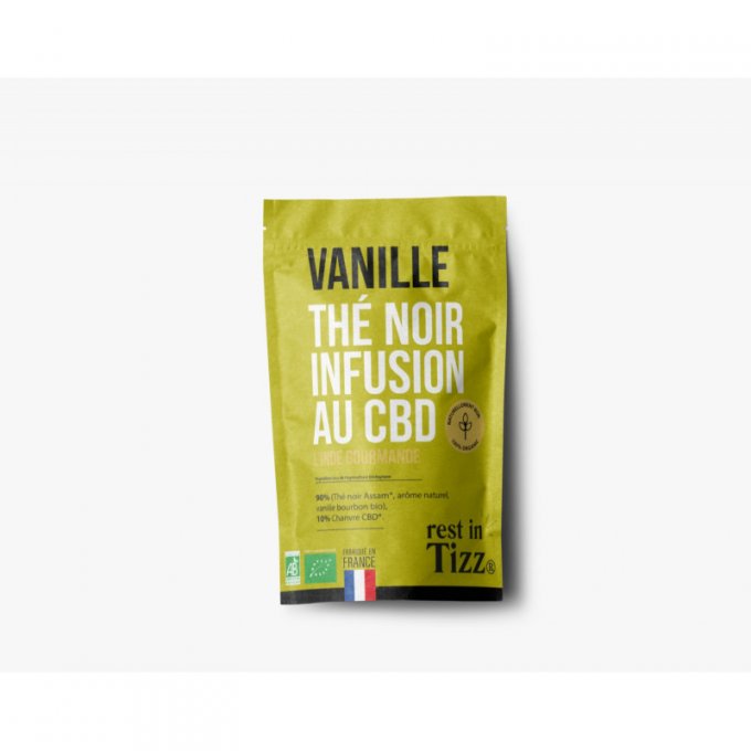 thé noir vanille CBD 10%