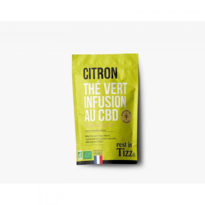Thé vert Citron CBD 10%